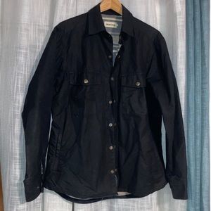 The Chore Jacket in Navy waxed canvas 40